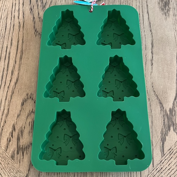 Christmas Tree Silicone Baking Cake Mold Bakeware Holiday Craft Cookies New - Picture 2 of 3